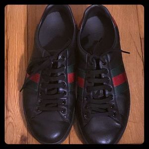 Gucci Ace Leather Sneakers